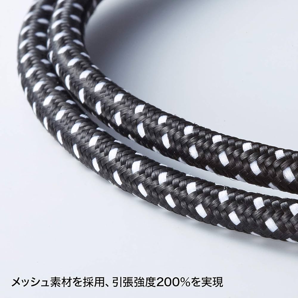 Amazon.co.jp: サンワサプライ CAT7細径メッシュLANケーブル